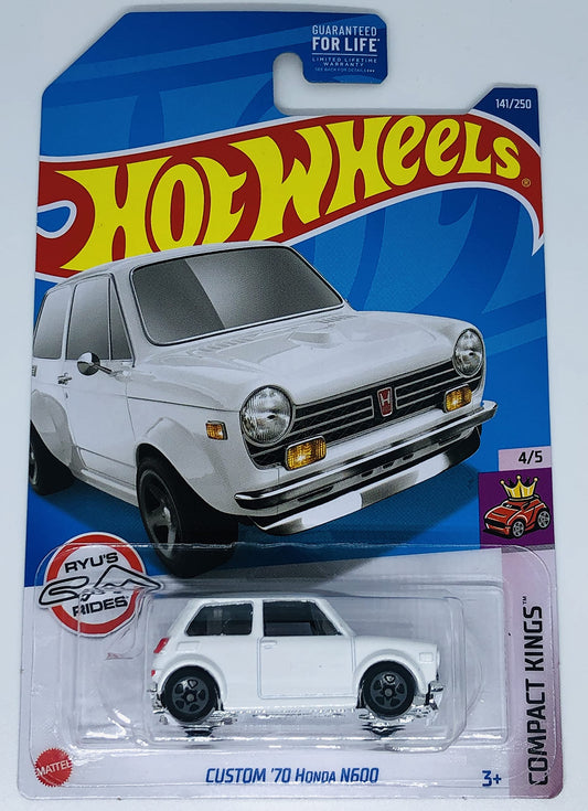 Hot Wheels Custom '70 Honda N600 White (Compact Kings 4/5)