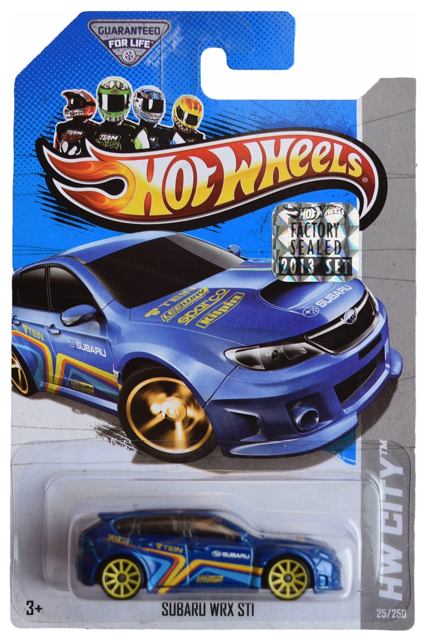 Hot Wheels Subaru WRX STI Blue – HW City 2013 Factory Sealed Set (25/250)