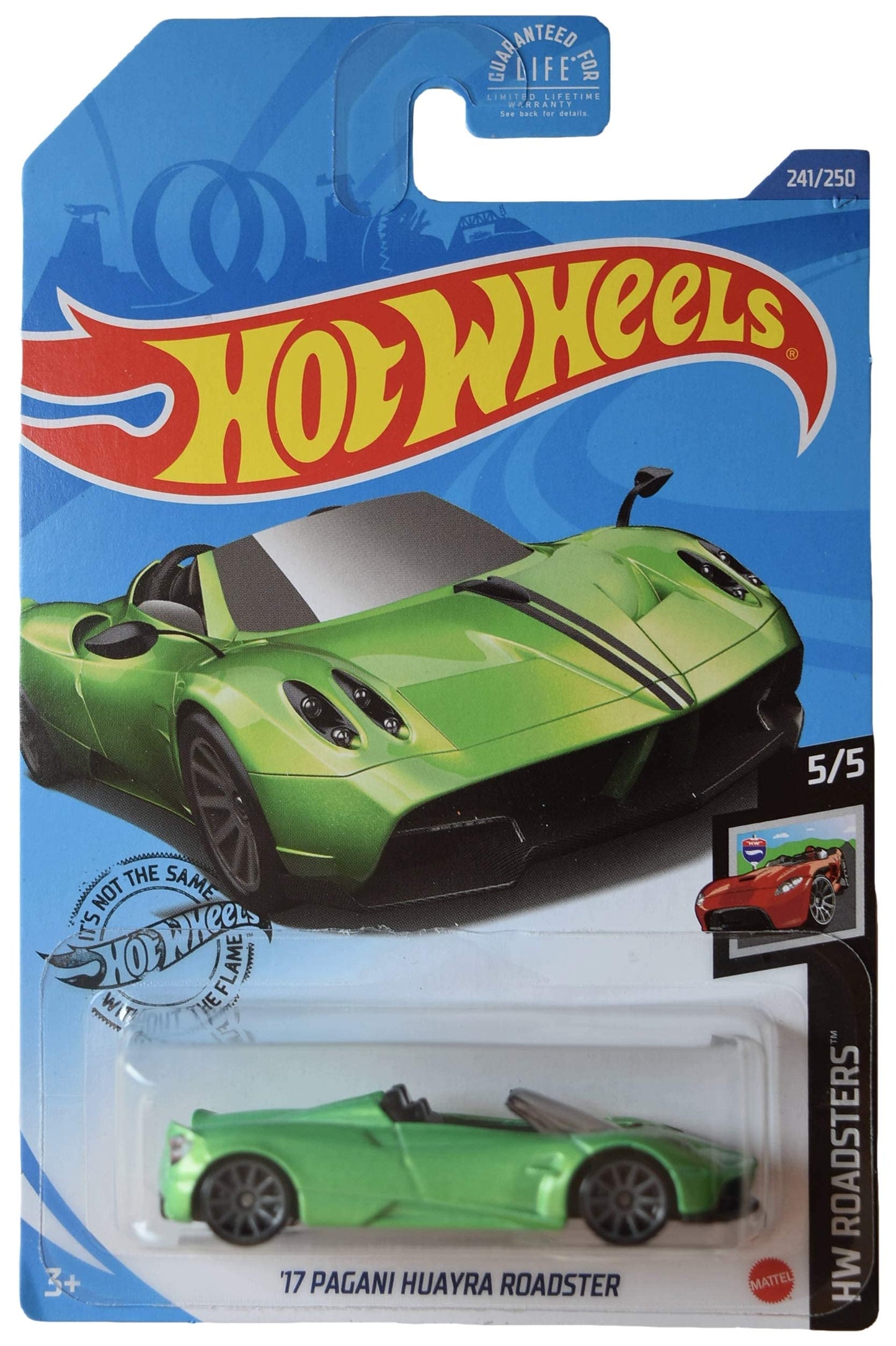 Hot Wheels '17 Pagani Huayra Roadster Green – HW Roadsters (241/250)