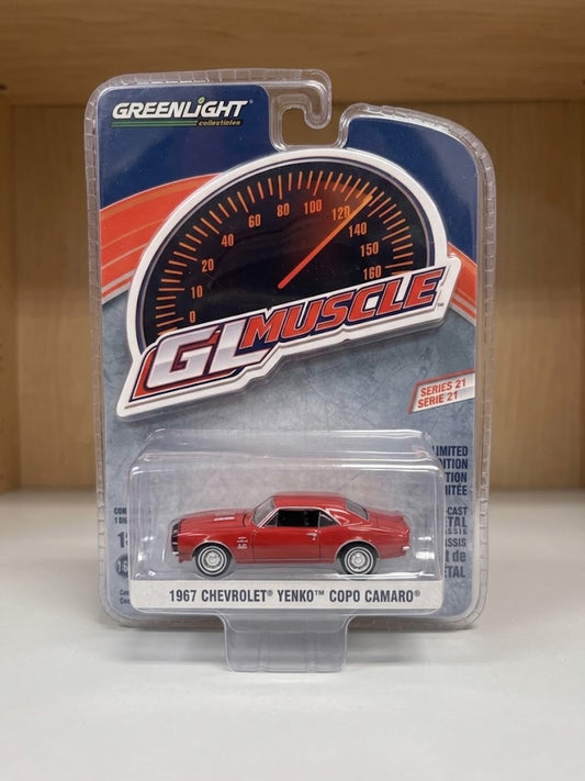 GreenLight GL Muscle 1967 Chevrolet Yenko COPO Camaro - Red (Series 21)