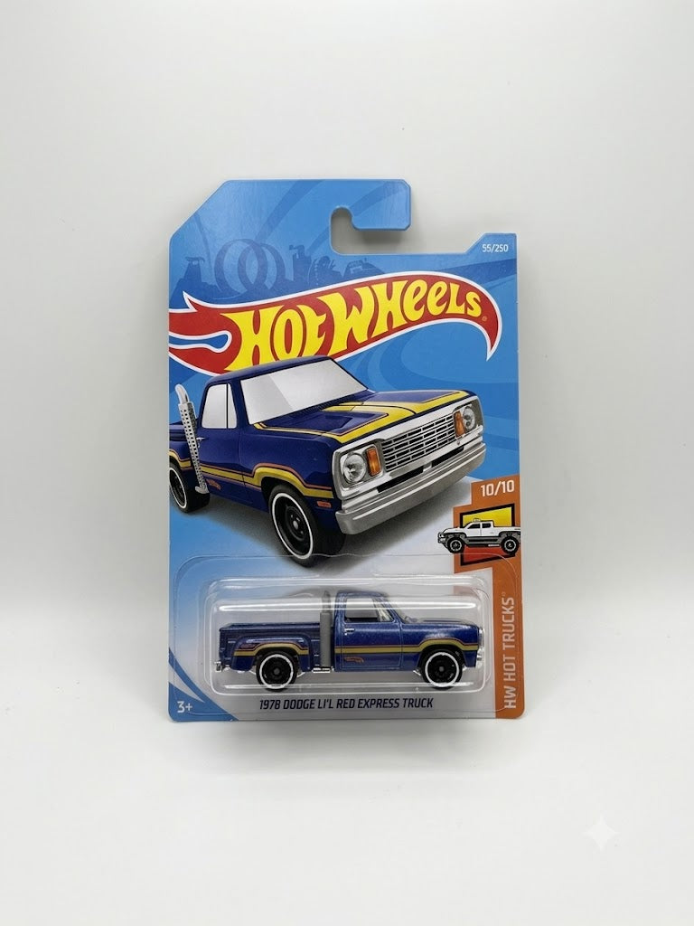 Hot Wheels 1978 Dodge Li'l Red Express Truck (#10/10) - Short Card