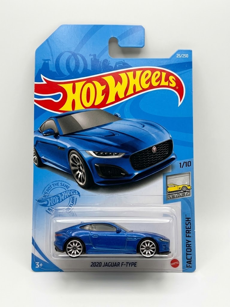 Hot Wheels 2020 Jaguar F-Type Metallic Blue (Factory Fresh 1/10)