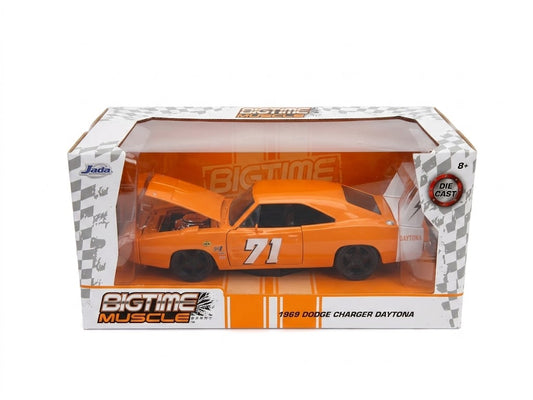 Jada Toys 1:24 Bigtime Muscle - 1969 Dodge Charger Daytona (Orange)
