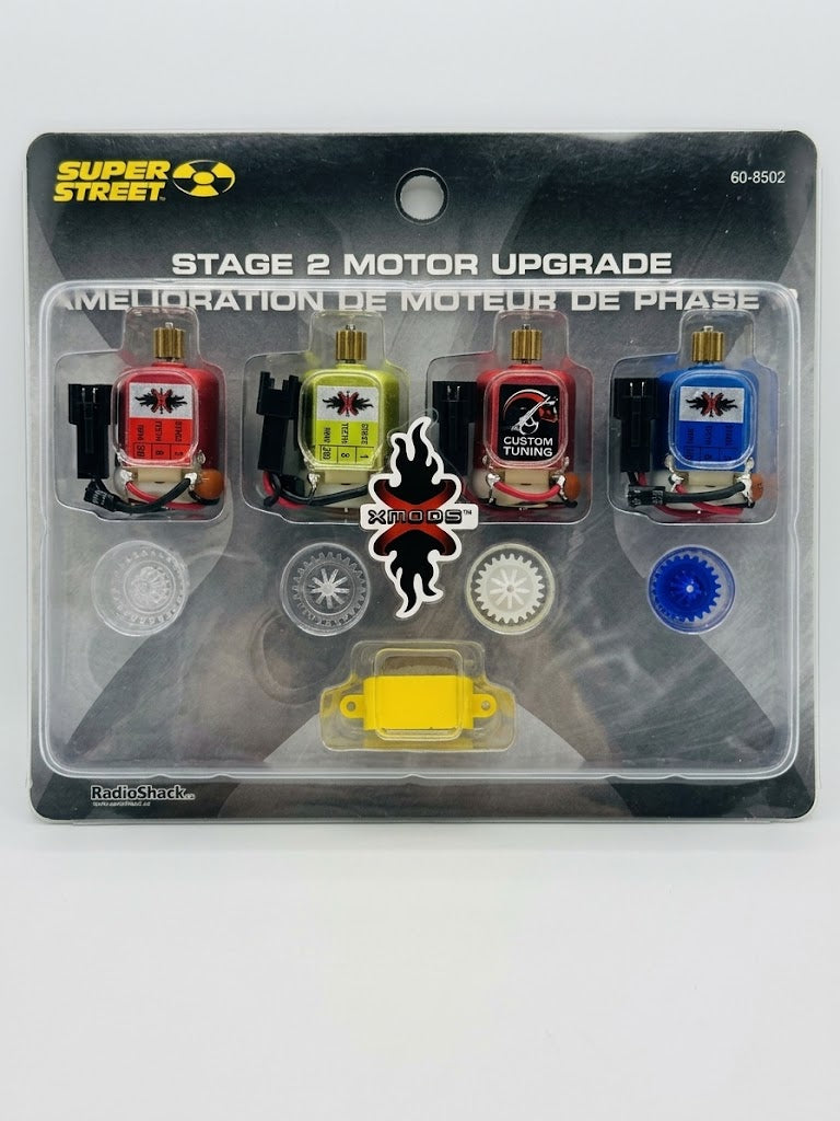 XMODS Super Street Stage 2 Motor Upgrade Set (RadioShack 60-8502)