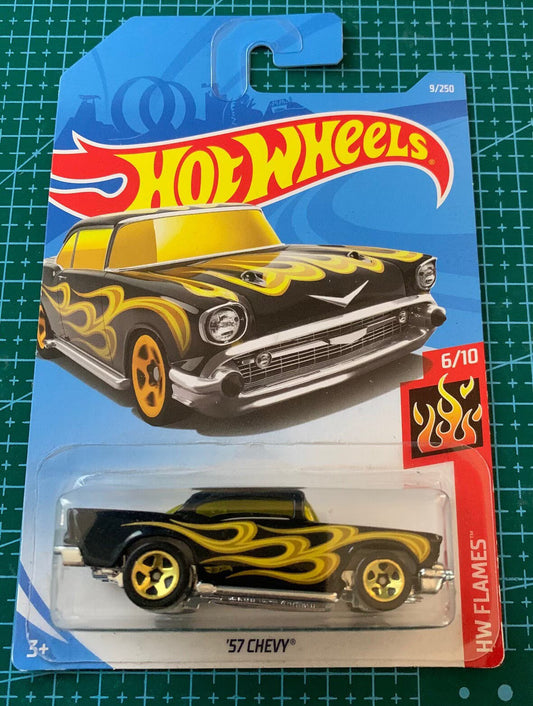 Hot Wheels '57 Chevy Black – HW Flames (9/250)