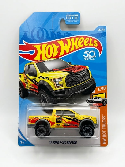 Hot Wheels '17 Ford F-150 Raptor (#6/10) - Short Card