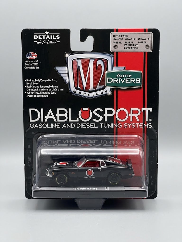 M2 Machines 1970 Ford Mustang - Auto-Drivers (DiabloSport Livery)
