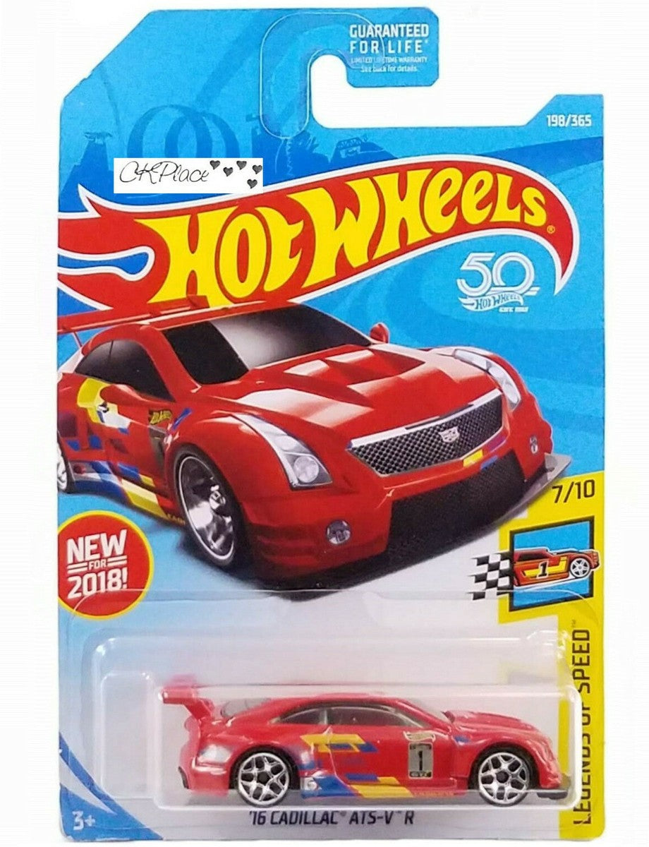 Hot Wheels '16 Cadillac ATS-V R Red – Legends of Speed (198/365)