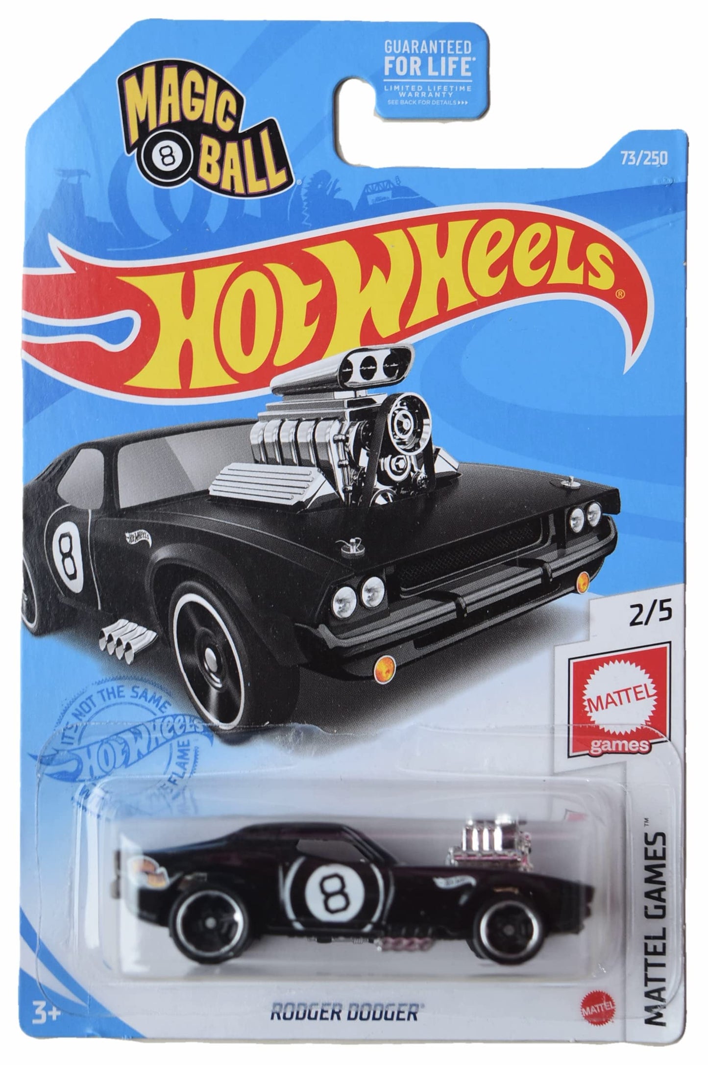 Hot Wheels Rodger Dodger Black – Mattel Games Magic 8 Ball (73/250)