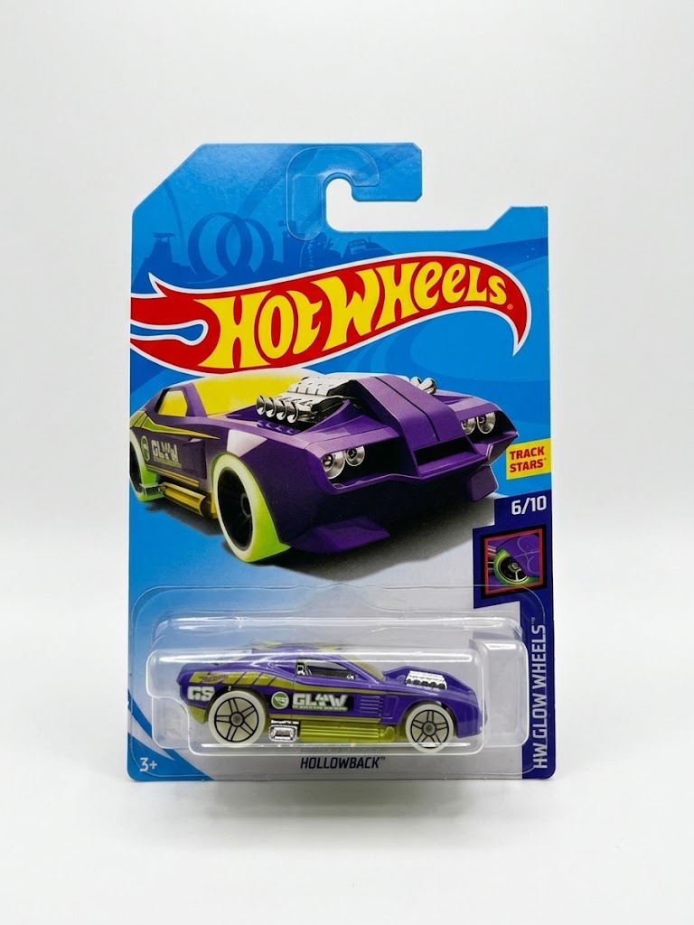 Hot Wheels Hollowback - Metallic Purple & Lime Green (HW Glow Wheels)