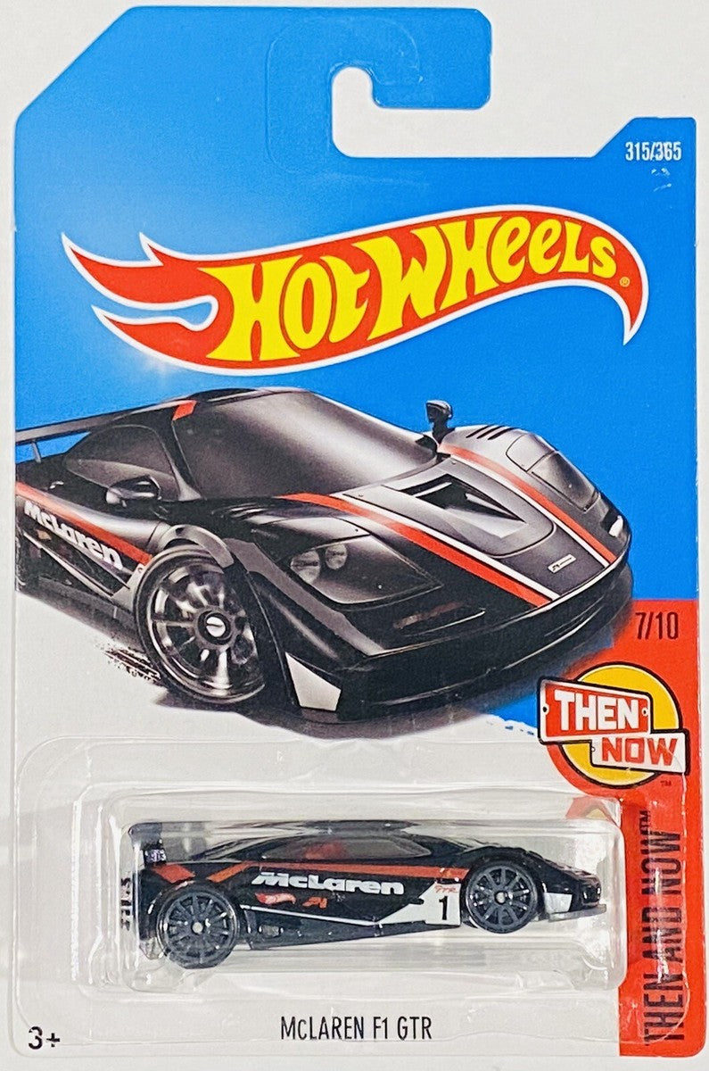 Hot Wheels McLaren F1 GTR Black – Then and Now (315/365)