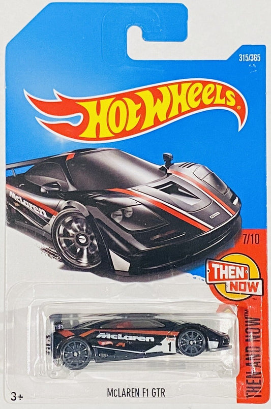 Hot Wheels McLaren F1 GTR Black – Then and Now (315/365)