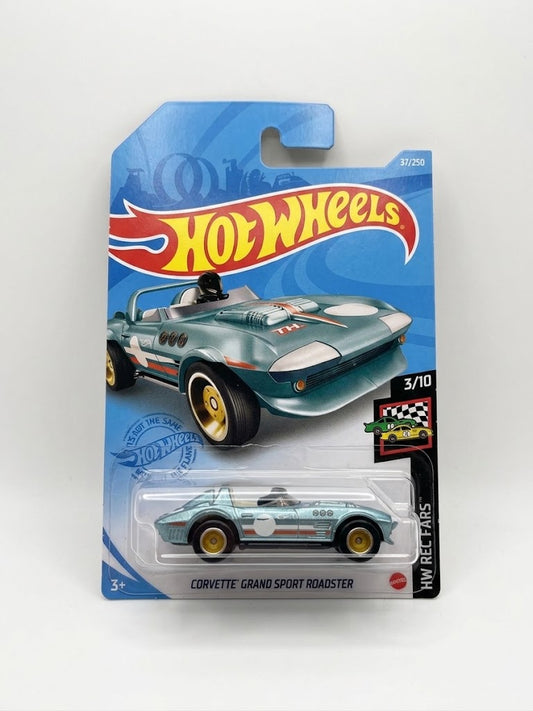 Hot Wheels Corvette Grand Sport Roadster - Metallic Ice Blue (HW Race Day #3/10)