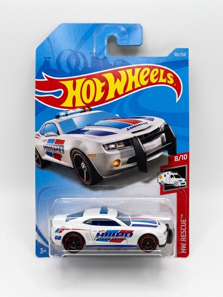 Hot Wheels '10 Camaro SS White HWPD Police Interceptor (HW Rescue 8/10)