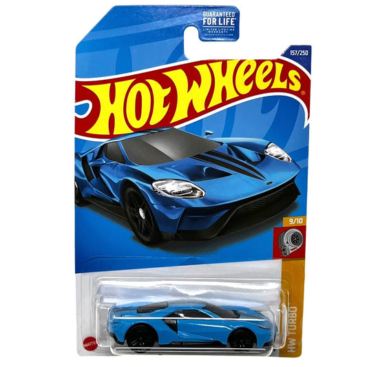 Hot Wheels '17 Ford GT Light Metallic Blue (HW Turbo 9/10)