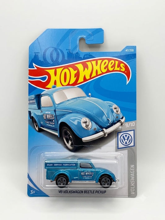 Hot Wheels '49 Volkswagen Beetle Pickup - Volkswagen 9/10 (47/250) - Light Blue