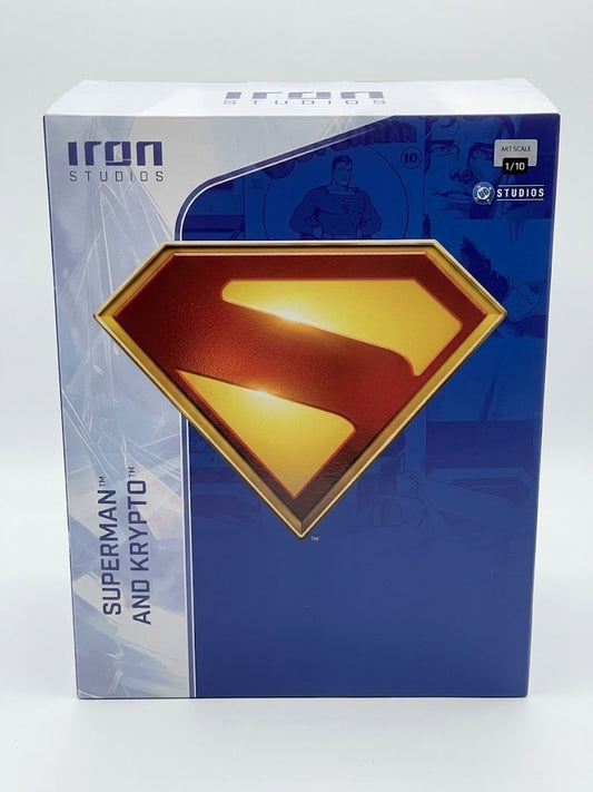 Iron Studios 1/10 Art Scale - Superman and Krypto Statue (DC Comics)