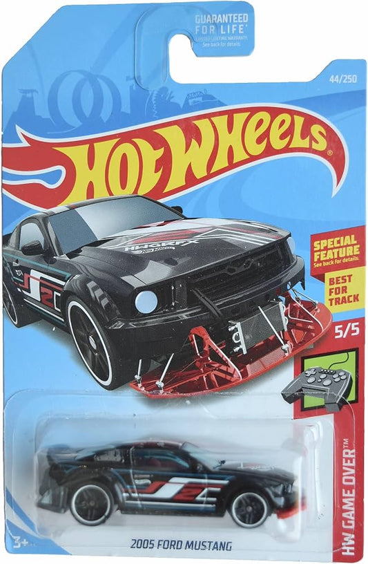 Hot Wheels 2005 Ford Mustang Black – HW Game Over (44/250)