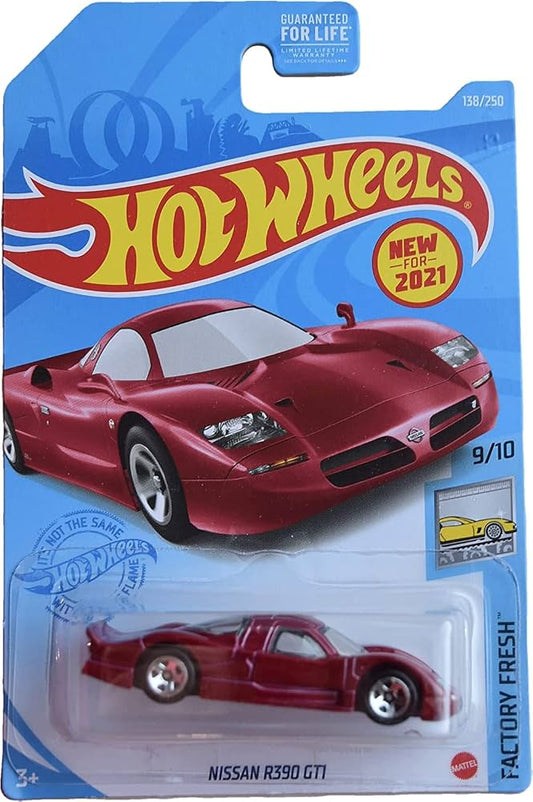 Hot Wheels Nissan R390 GT1 Metallic Red – Factory Fresh (138/250)