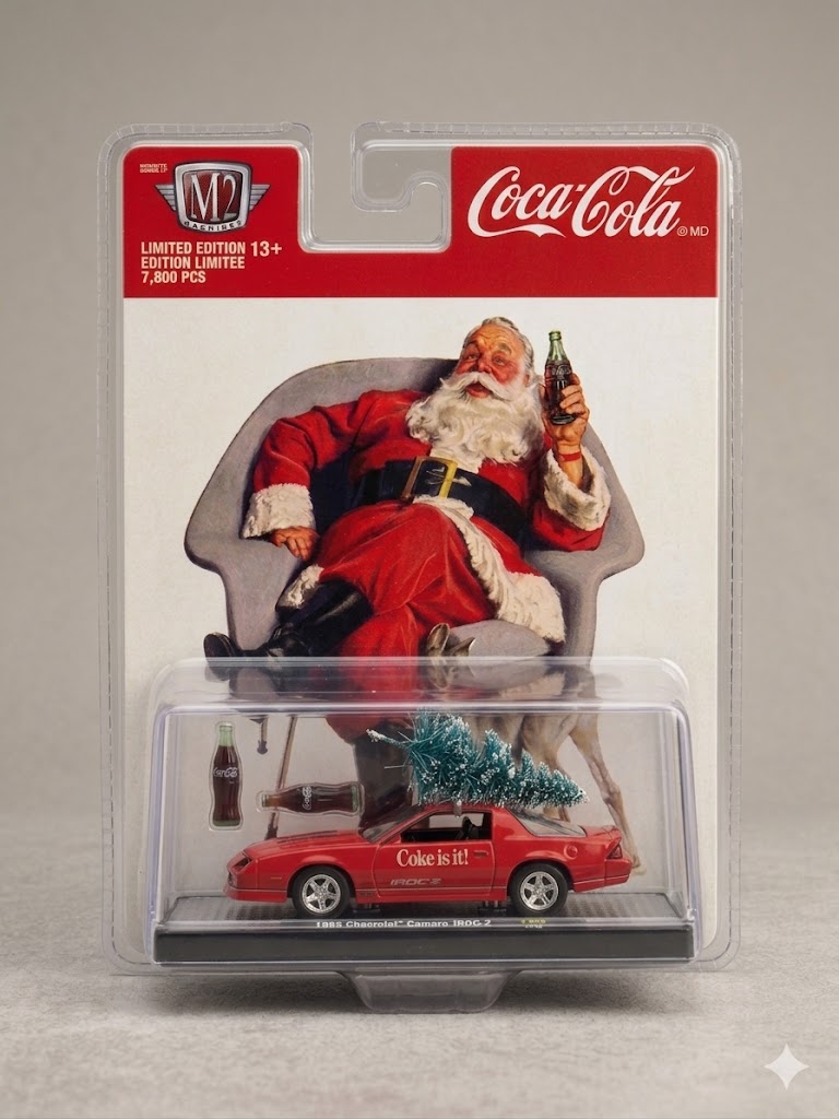 M2 Machines Coca Cola 1:64 Scale Premium Die Cast Vehicles Assortment