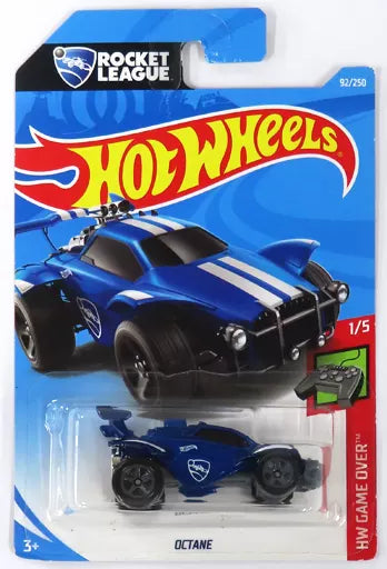 Hot Wheels 1:64 HW Game Over - Octane Rocket League (Blue / 92/250)
