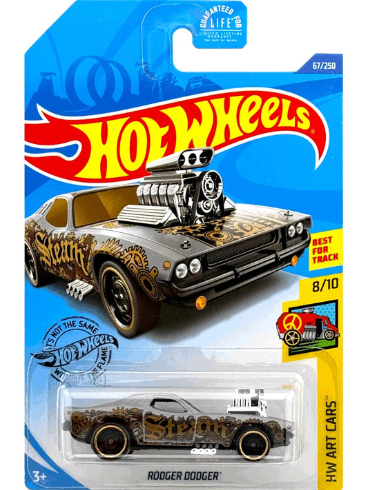 Hot Wheels Rodger Dodger Grey – HW Art Cars Steampunk (67/250)