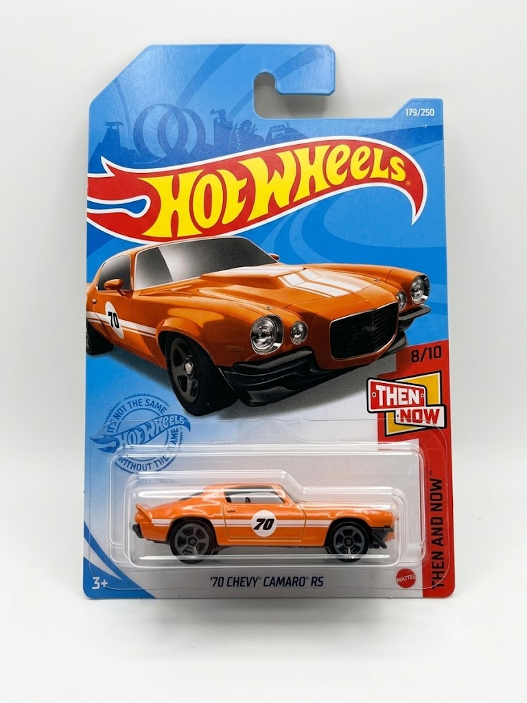 Hot Wheels '70 Chevy Camaro RS Hugger Orange (Then and Now 8/10)