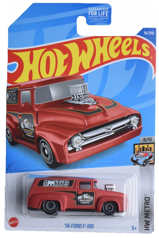 Hot Wheels '56 Ford F-100 Red – HW Metro (76/250)