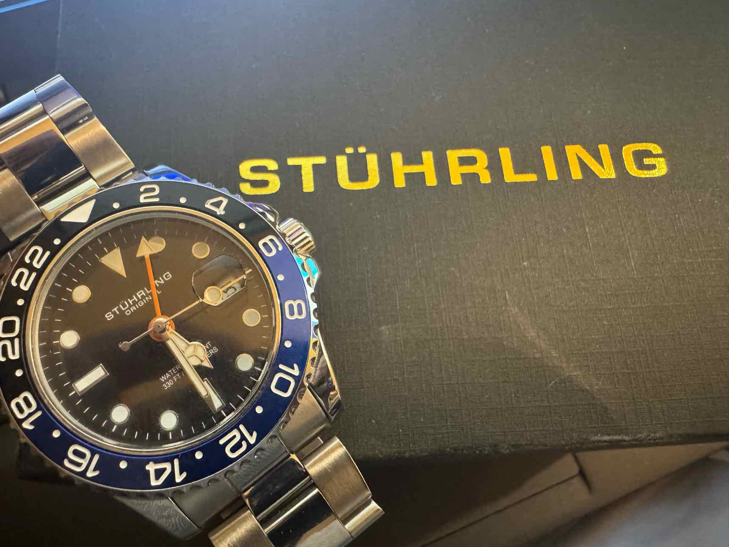 Sturhling Dual Time Zone Watch