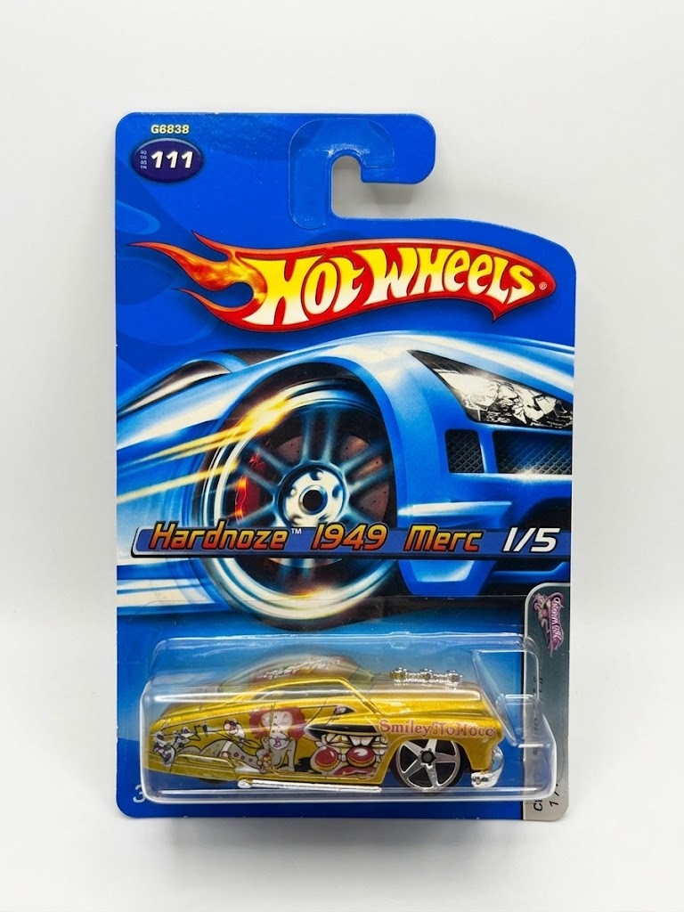 Hot Wheels Hardnoze 1949 Merc 1/5 - Metallic Gold (2004 Mainline #111)