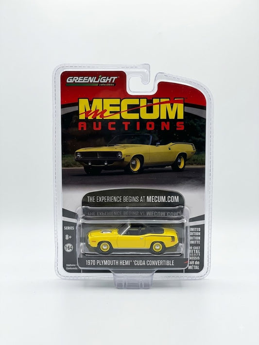 GreenLight 1970 Plymouth Hemi 'Cuda Convertible - Mecum Auctions (Lemon Twist Yellow)