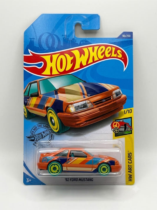Hot Wheels '92 Ford Mustang (#1/10) - Short Card