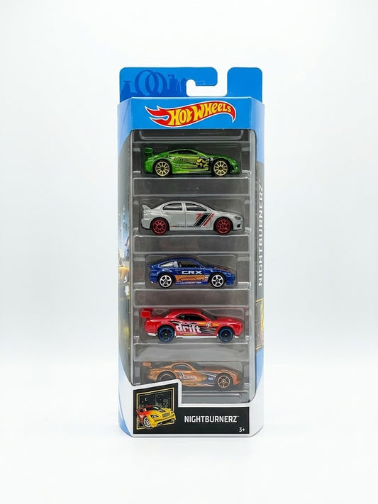 Hot Wheels Nightburnerz 5-Pack Die-Cast Set