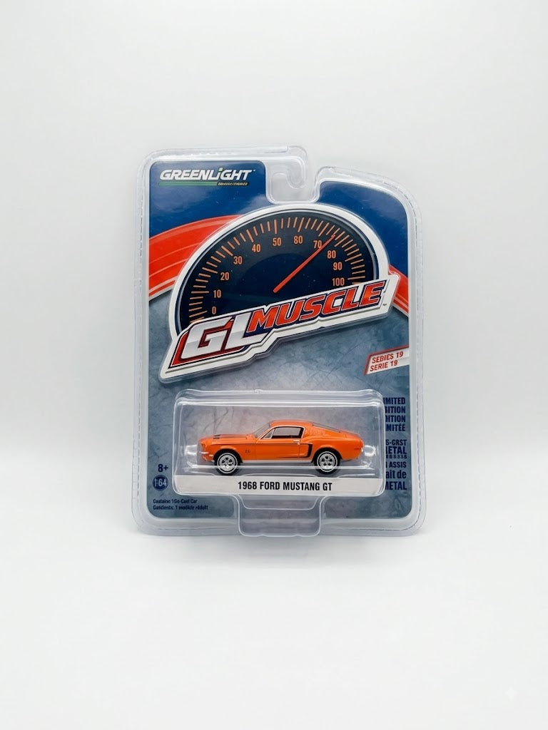 GreenLight 1968 Ford Mustang GT - GL Muscle Series 19 (Orange)