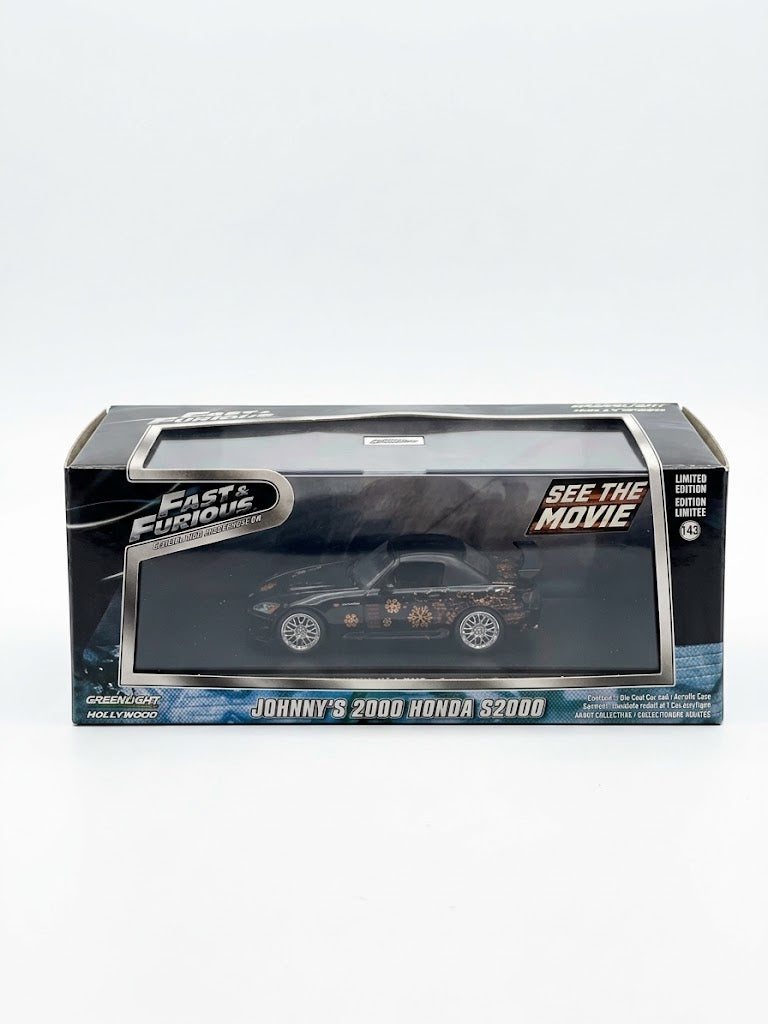 GreenLight Hollywood 1:43 Fast & Furious - Johnny Tran's 2000 Honda S2000 (Black)