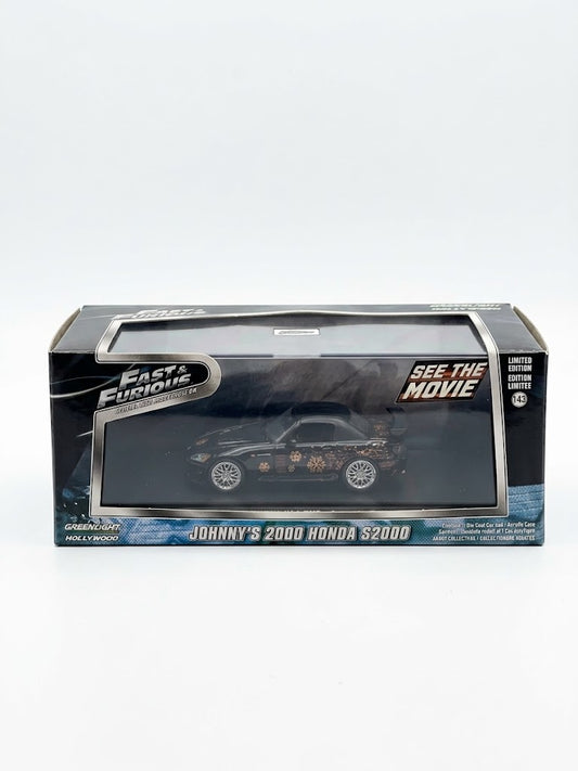 GreenLight Hollywood 1:43 Fast & Furious - Johnny Tran's 2000 Honda S2000 (Black)