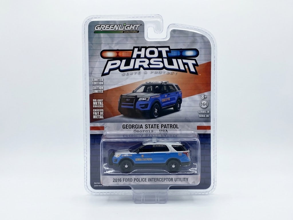 GreenLight Hot Pursuit 2016 Ford Police Interceptor Utility - Georgia State Patrol (Series 28)