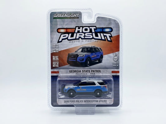 GreenLight Hot Pursuit 2016 Ford Police Interceptor Utility - Georgia State Patrol (Series 28)