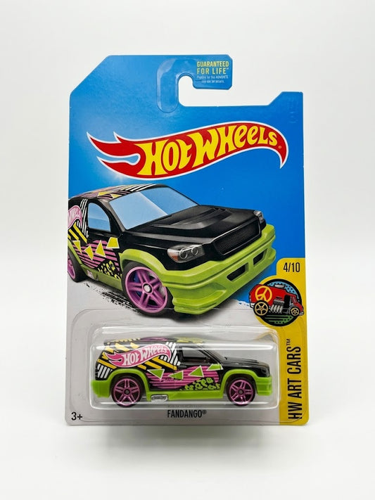 Hot Wheels Fandango - Black & Neon Green (HW Art Cars #4/10)