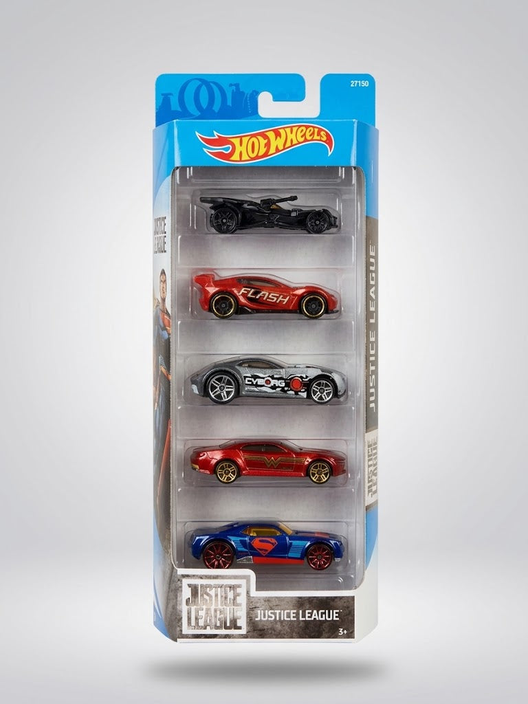 Hot Wheels Justice League 5-Pack Die-Cast Set