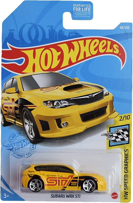 Hot Wheels Subaru WRX STI Yellow Rally Livery (HW Speed Graphics 2/10)