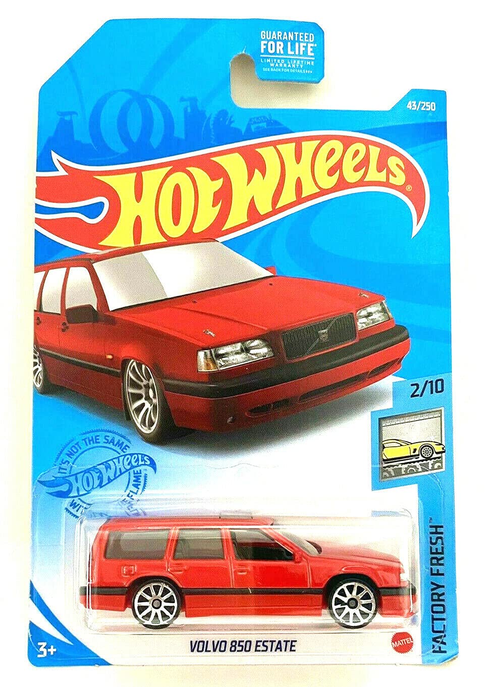 Hot Wheels Volvo 850 Estate Red – Factory Fresh (43/250)
