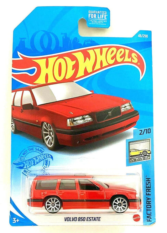 Hot Wheels Volvo 850 Estate Red – Factory Fresh (43/250)