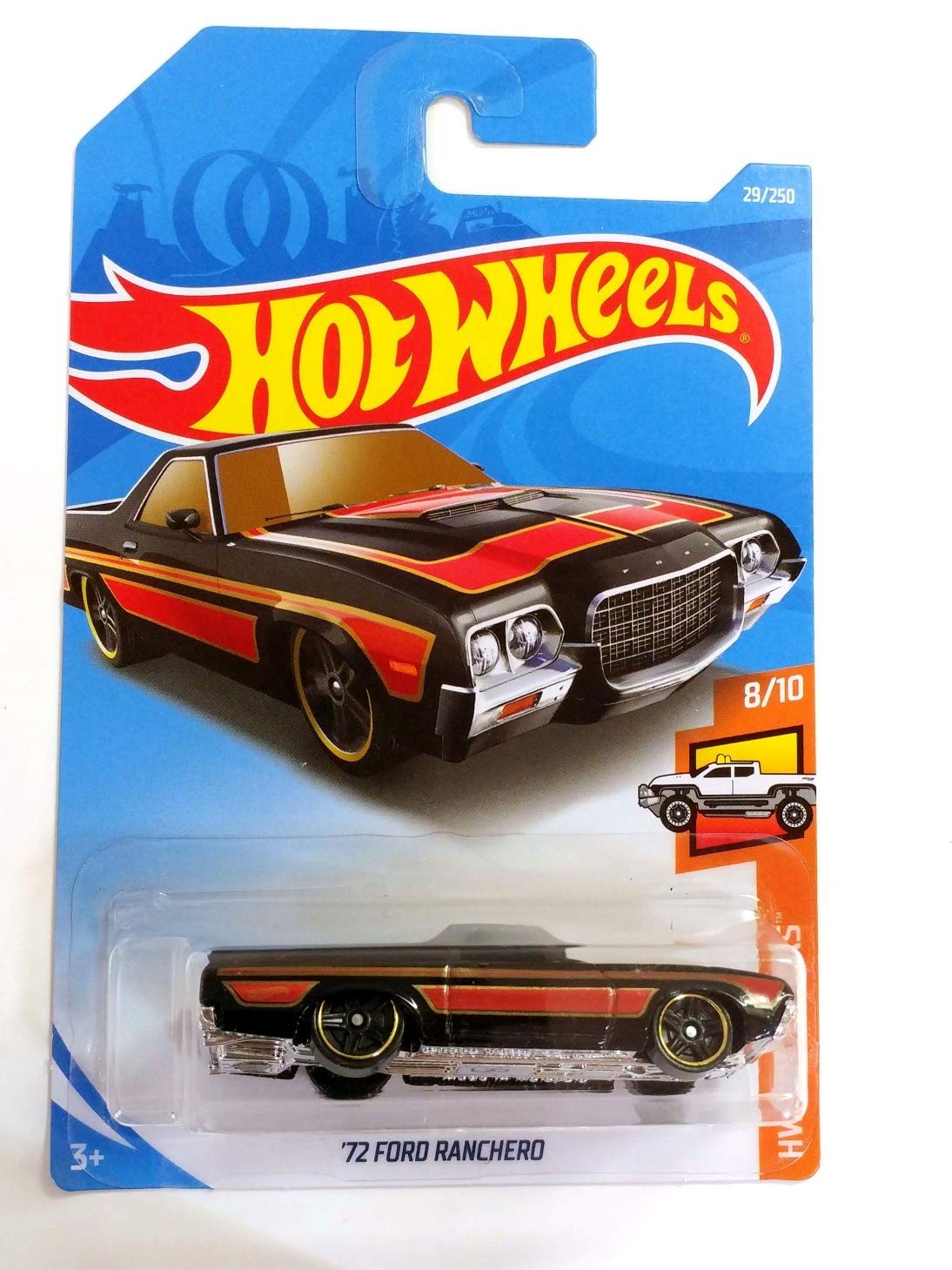 Hot Wheels '72 Ford Ranchero Black – HW Hot Trucks (29/250)