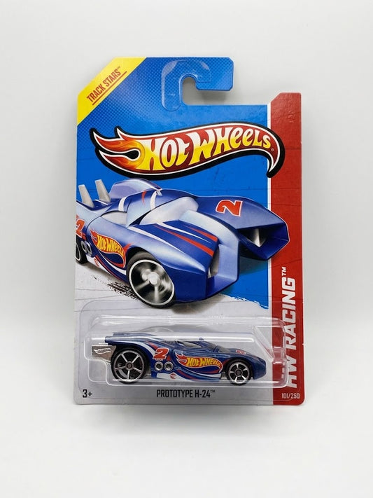 Hot Wheels Prototype H-24 - Metallic Blue (HW Racing #101/250)