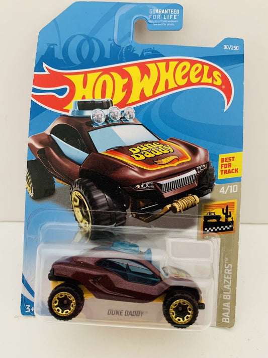 Hot Wheels Dune Daddy (Baja Blazers 4/10) – Metallic Brown Off-Road Buggy (1:64 Scale)