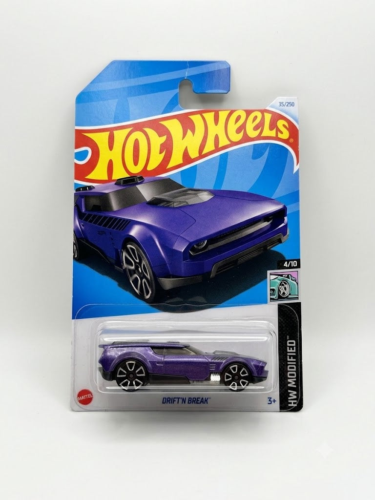 Hot Wheels HW Modified: Drift'N Break (1:64 Scale - Metallic Purple #35/250)