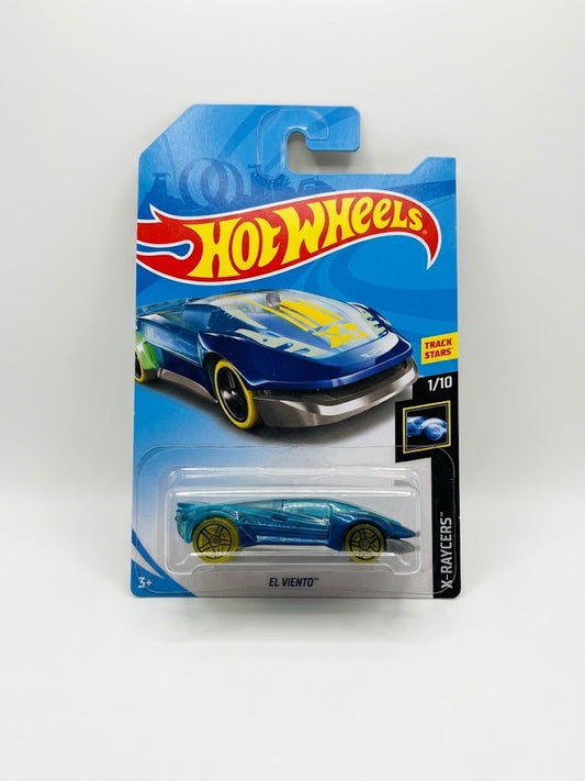 Hot Wheels El Viento - Translucent Cyan Blue (X-Raycers #1/10)