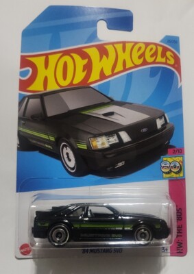 Hot Wheels '84 Mustang SVO Black – HW: The '80s (85/250)