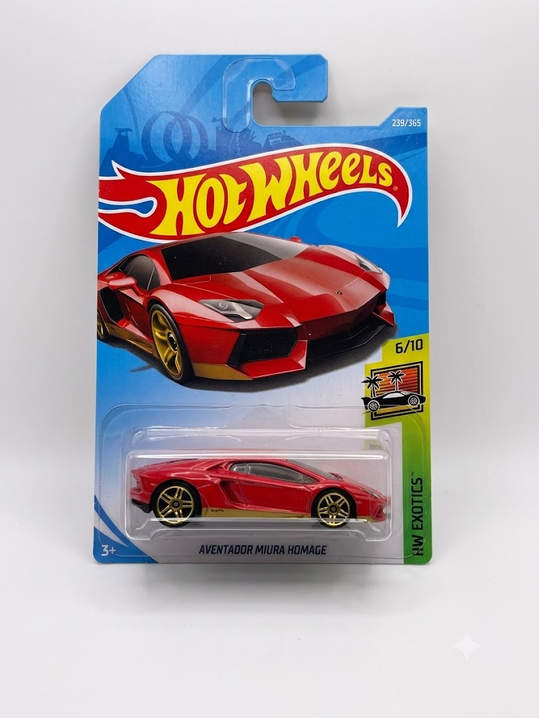 Hot Wheels Lamborghini Aventador Miura Homage – HW Exotics (239/365)